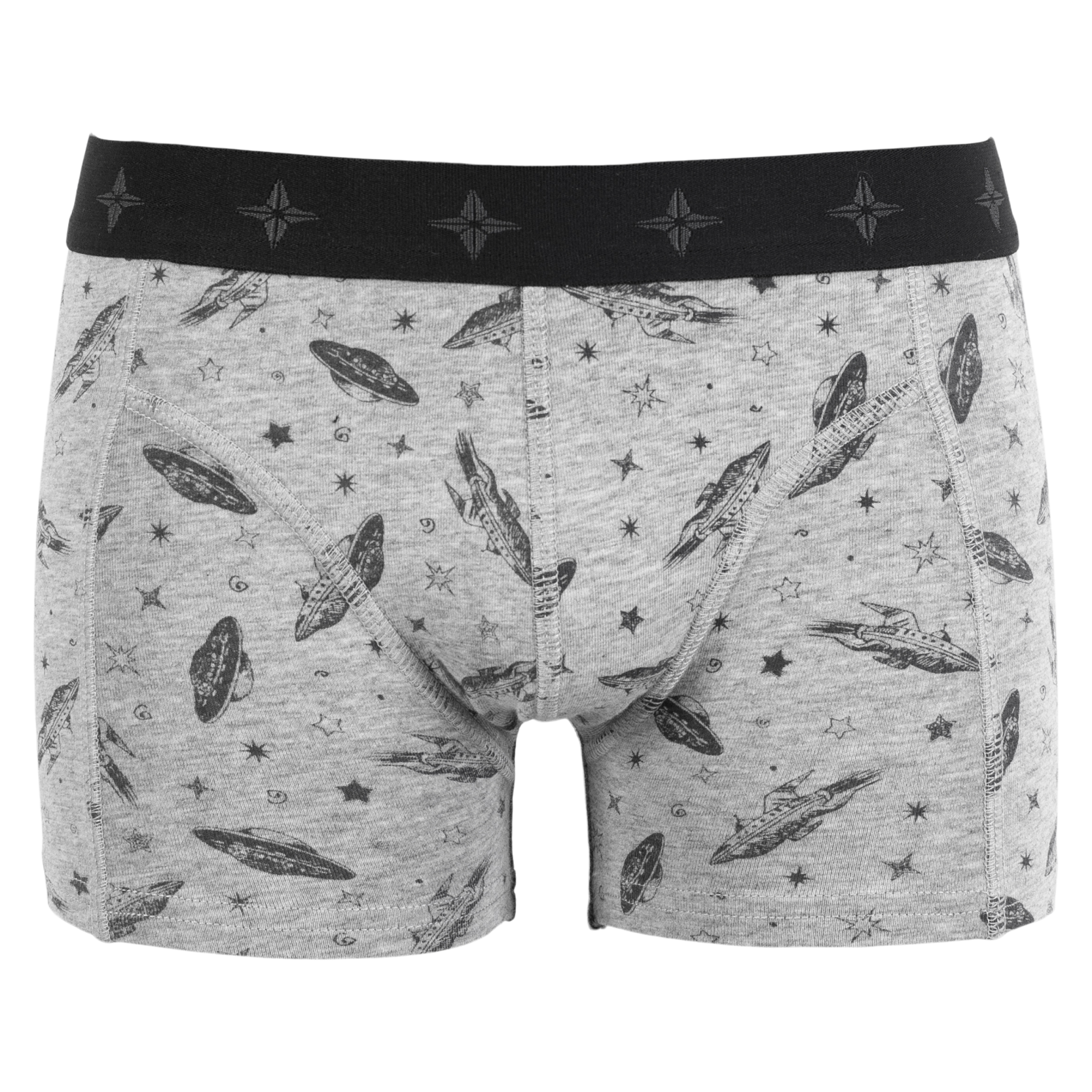 N.O.H.R. Uno Drenge Tights - Grey Melange AOP Boy