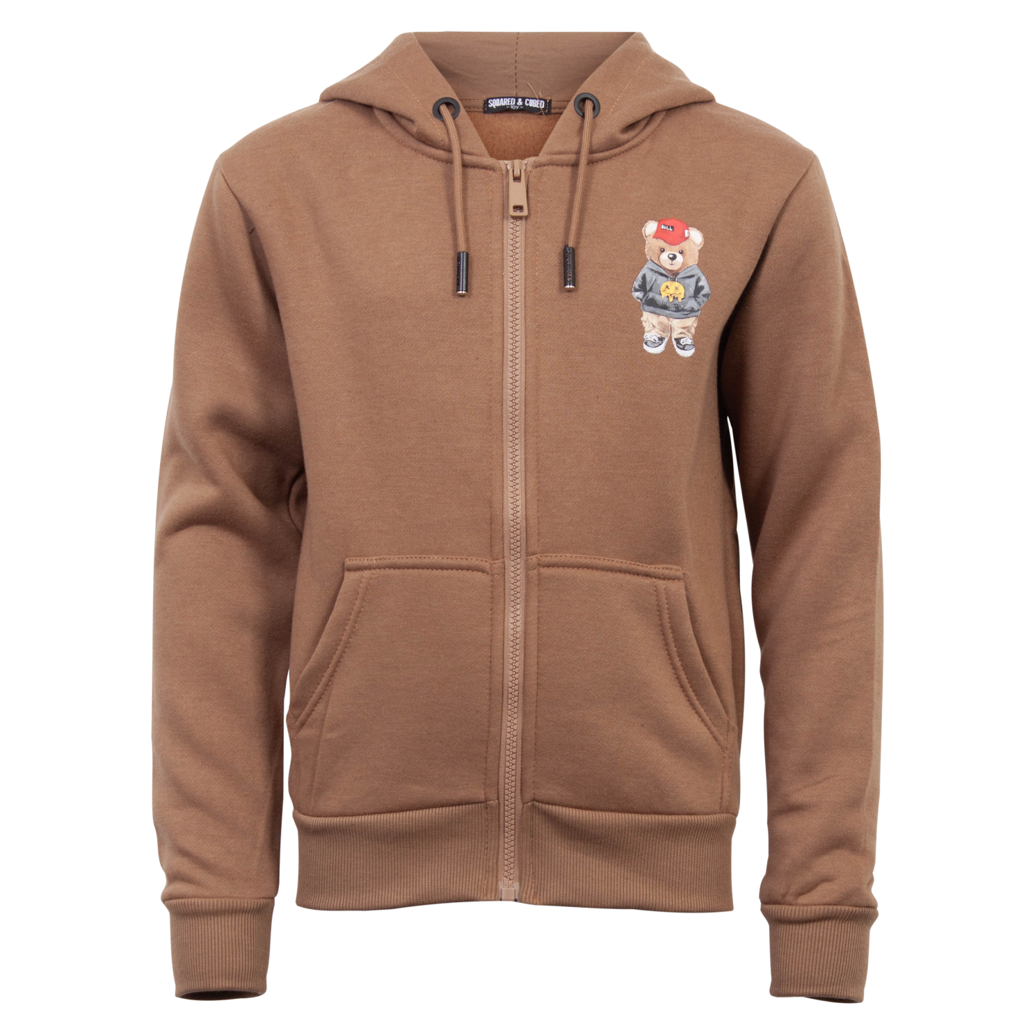 Squared & Cubed Børne Hættetrøje - Camel