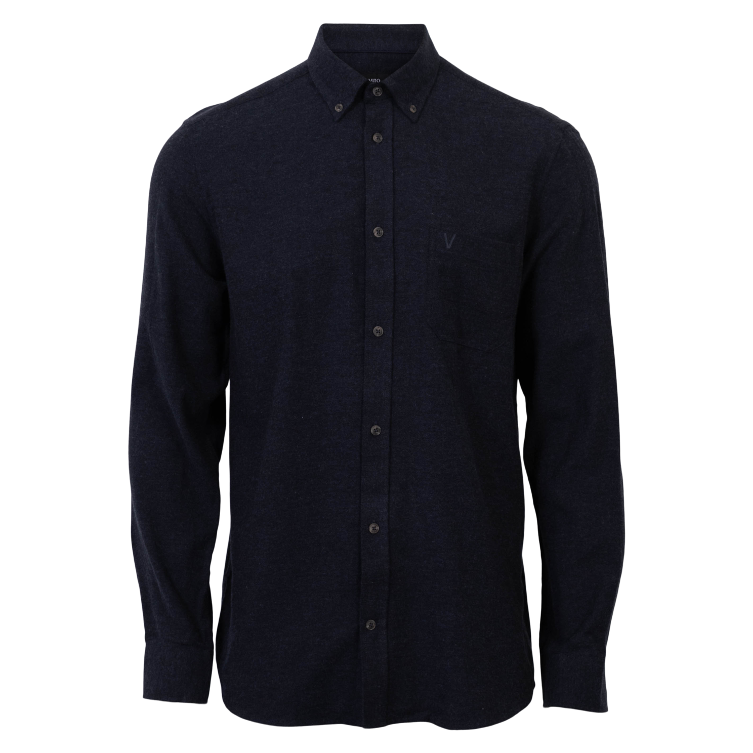 Vito Barny Herre Skjorte - Dk.navy mix