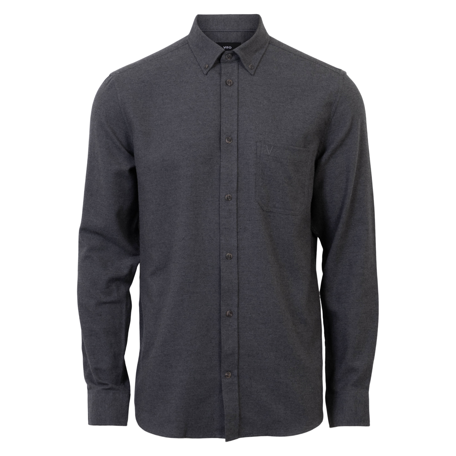 Vito Barny Herre Skjorte - Grey mix