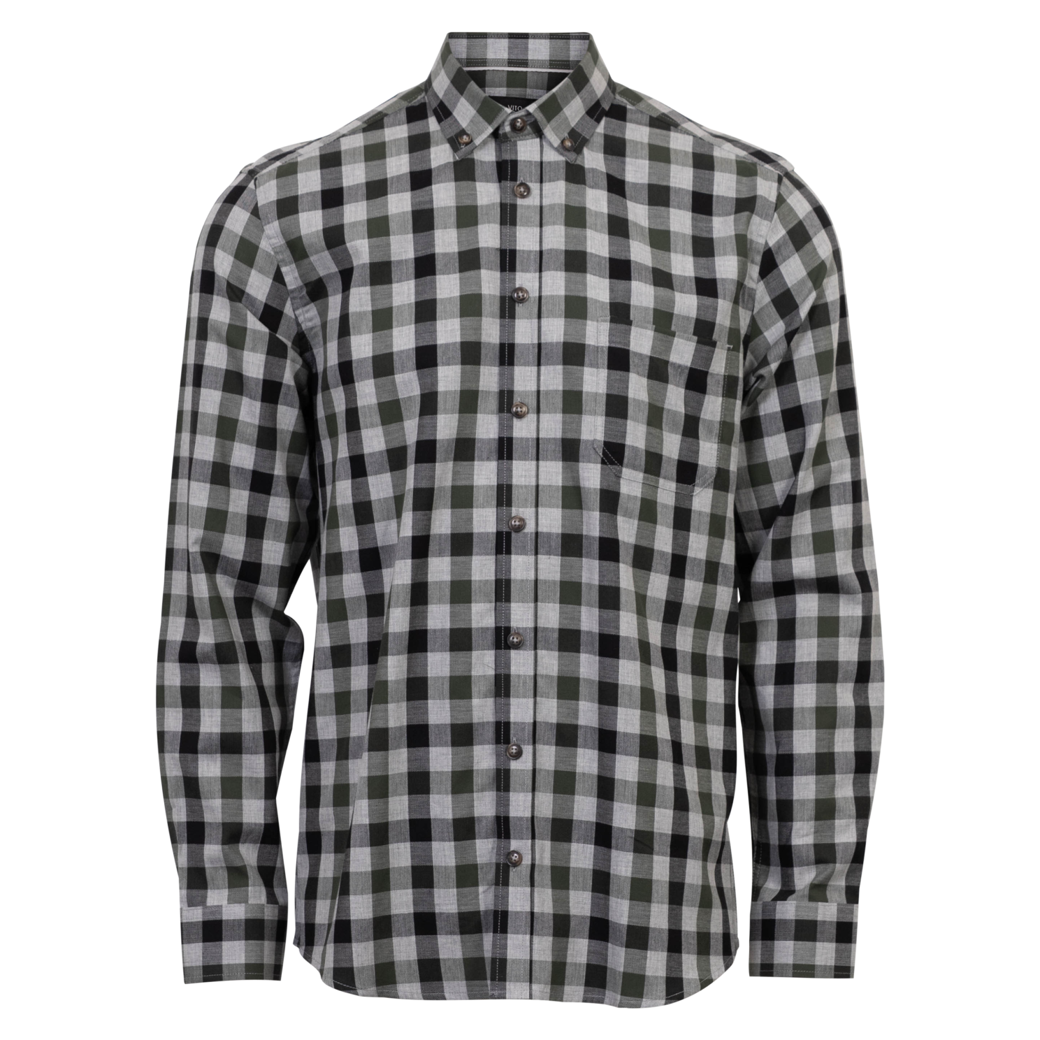 Vito Murat Herre Skjorte - Old Green