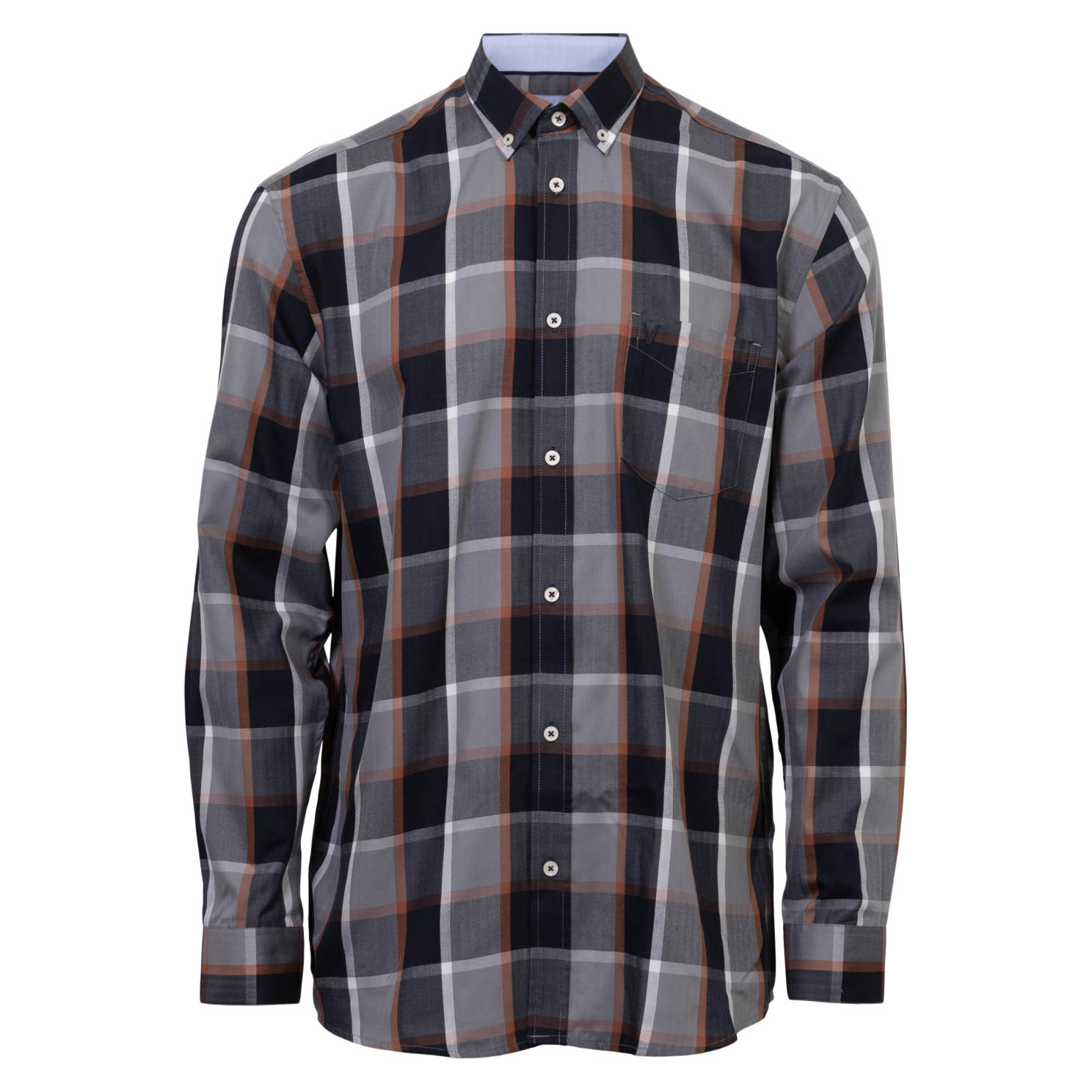 Vito Rome Herre Skjorte - Steel Grey