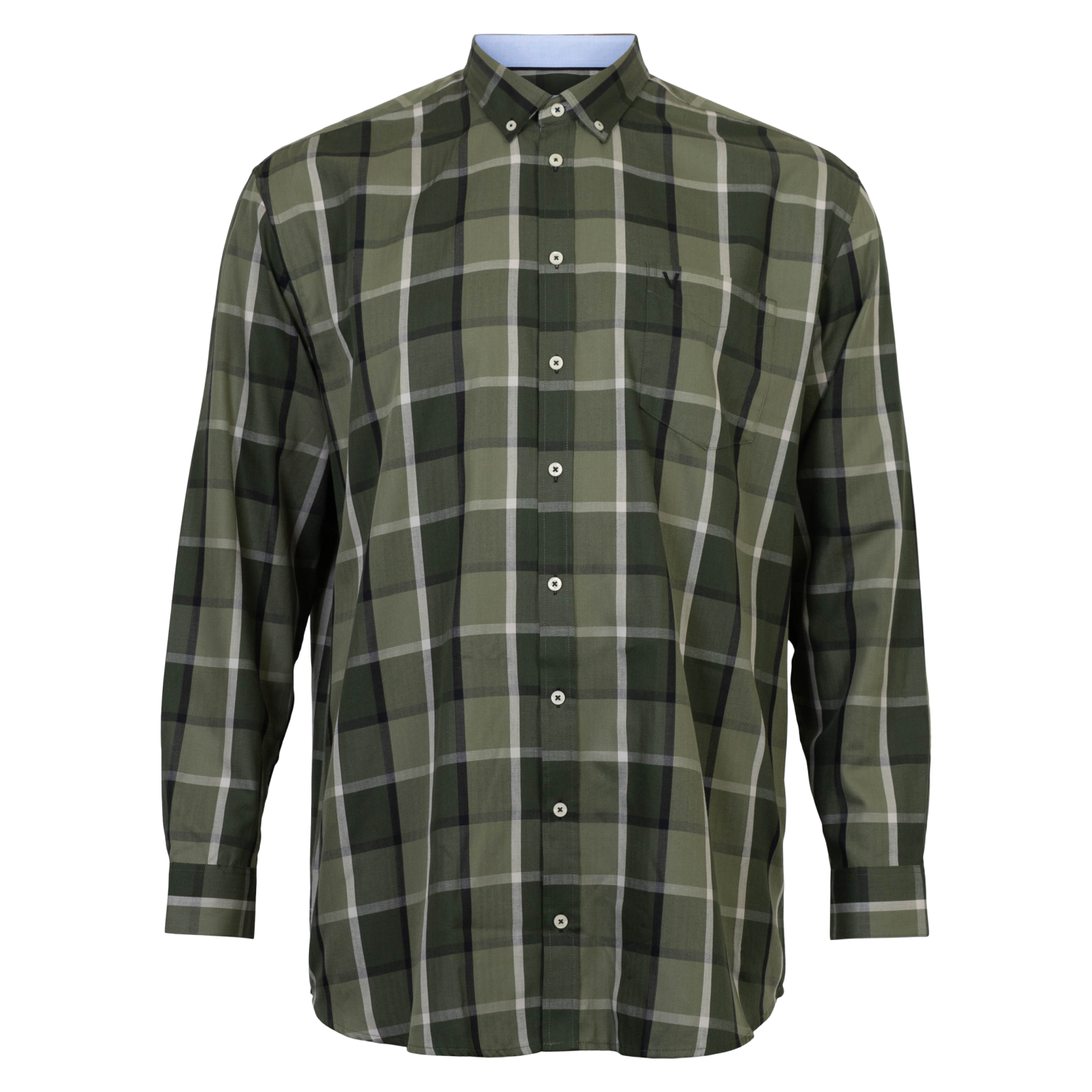 Vito Rome Herre Skjorte - Old Green