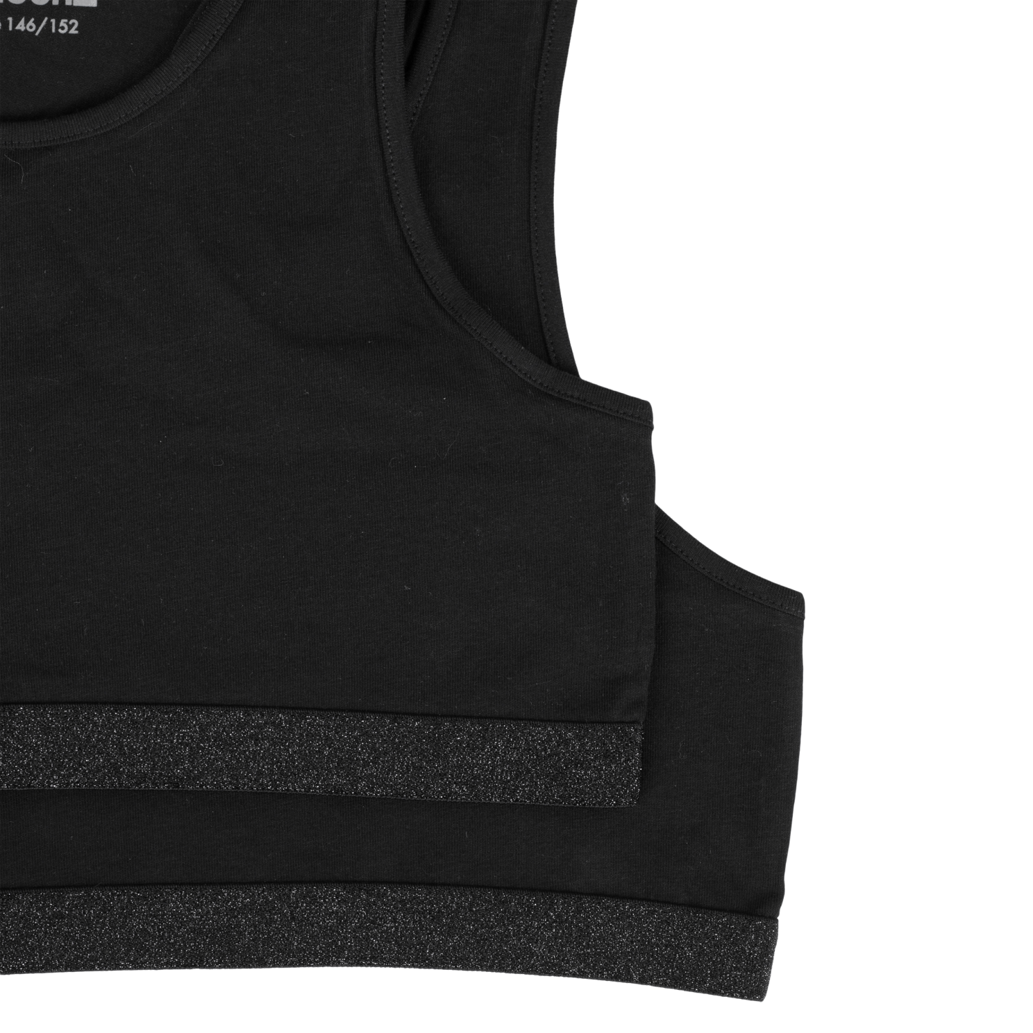 Queenz Uno Pige Top - BLACK