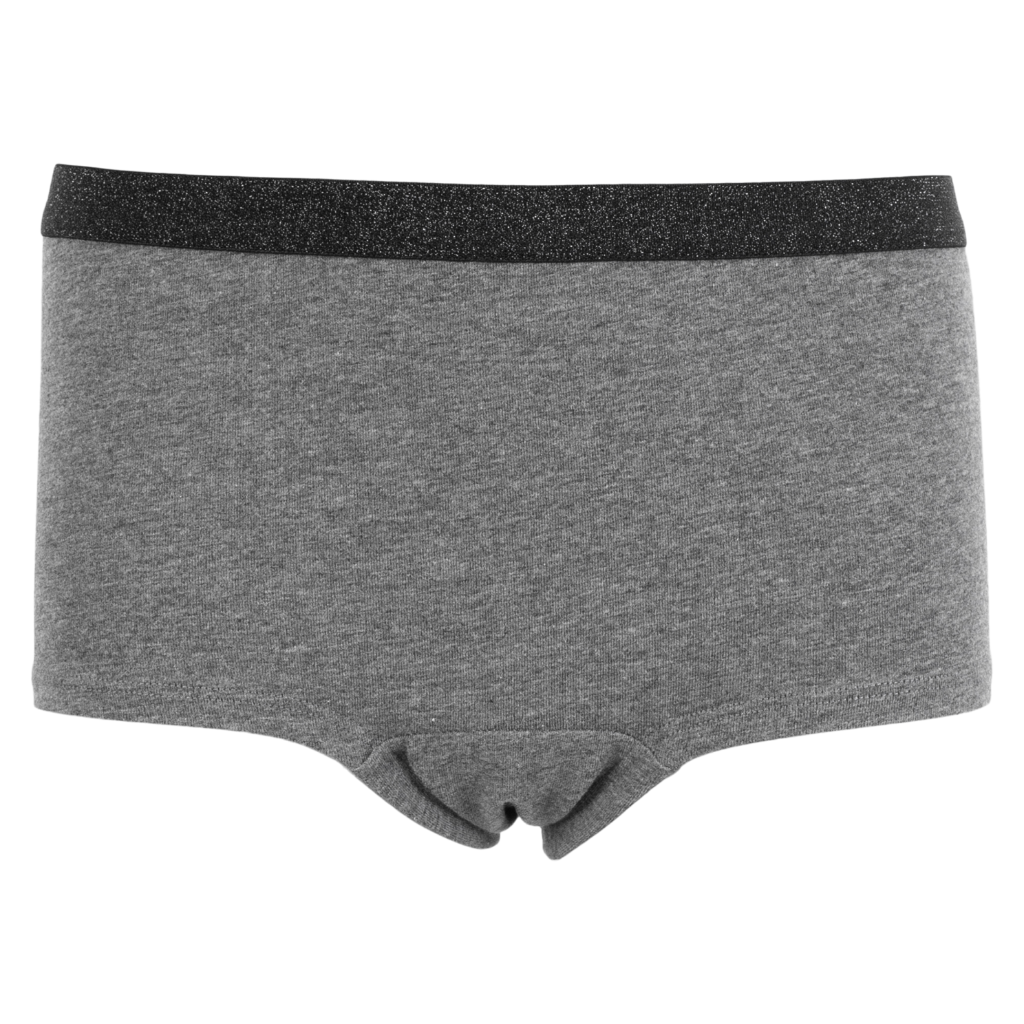 Queenz Uno Pige Trusser m. glimmer - GREY MELANGE