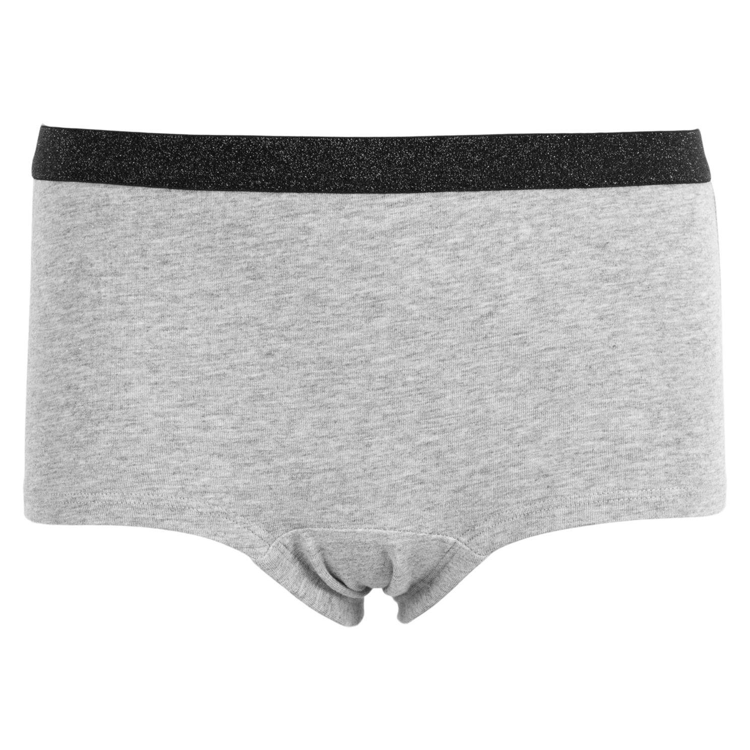 Queenz Uno Pige Trusser m. glimmer - GREY MELANGE