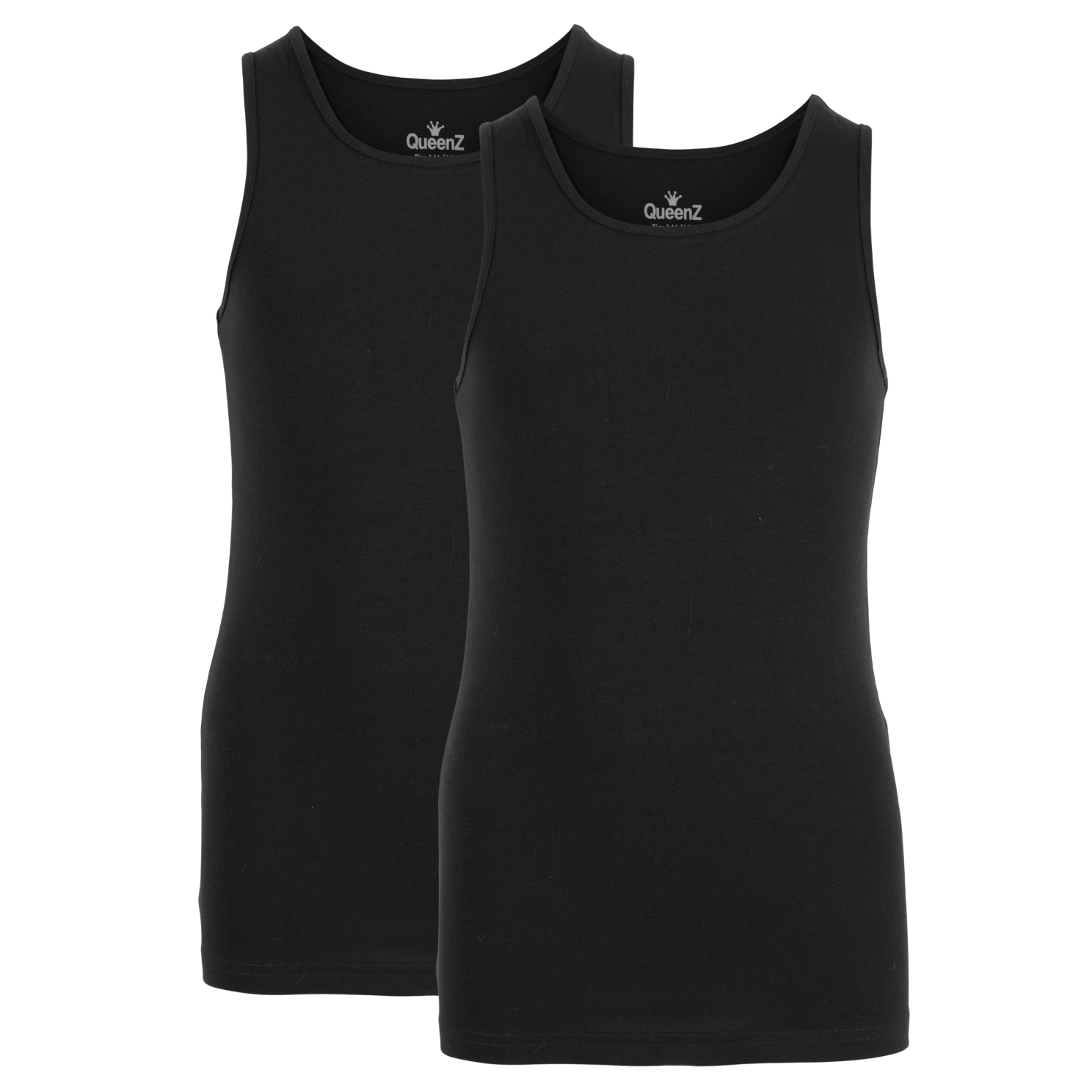 Queenz Uno Pige Undertrøje - Black