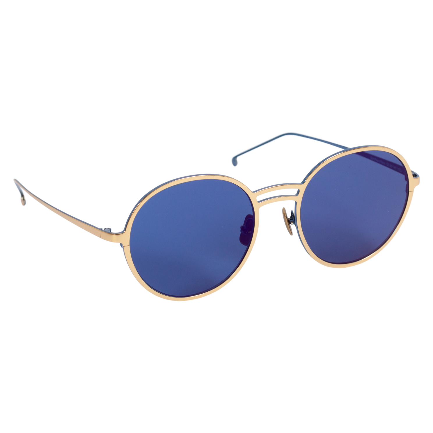 AYM Yael Unisex Solbriller - Gold/Navy/Navy