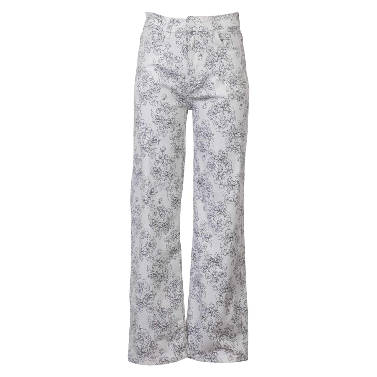BS Jeans Lea Dame Jeans m. stretch - WHITE