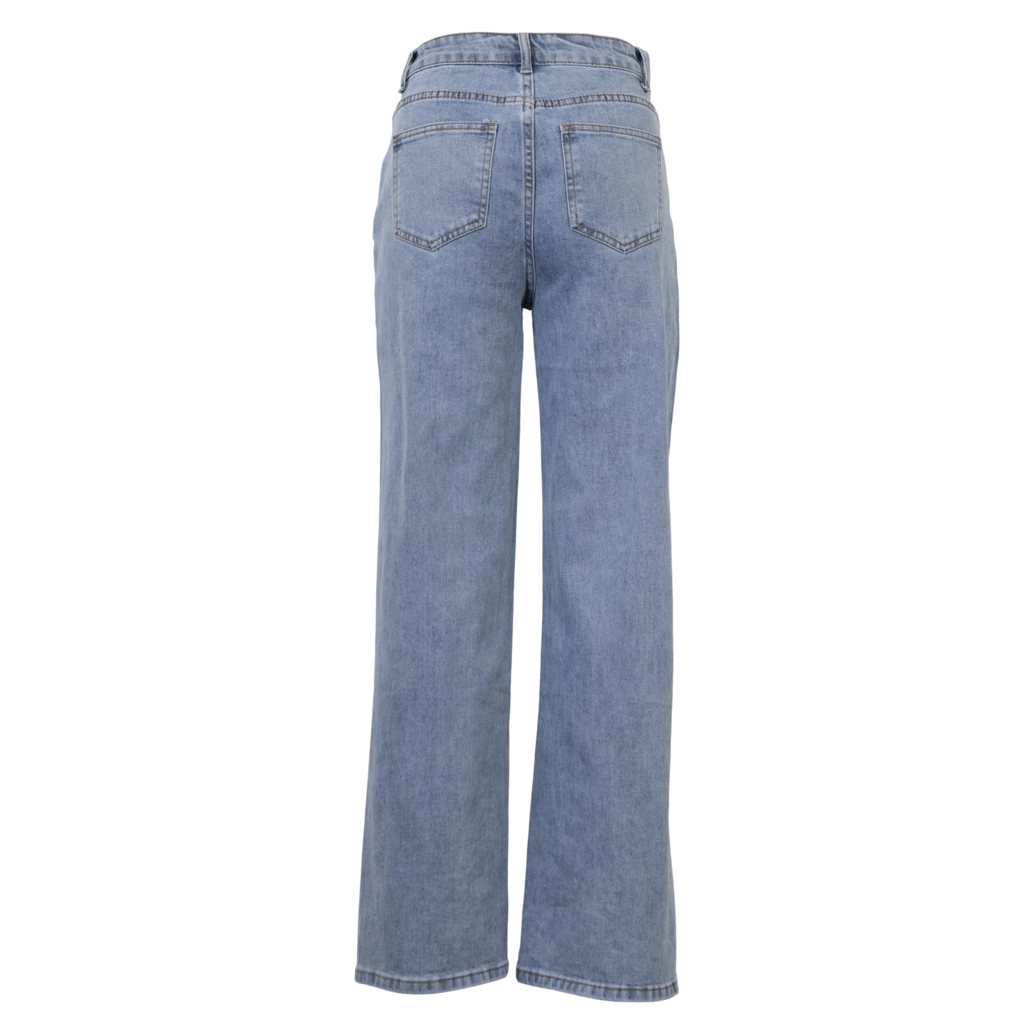 BS Jeans Signe Dame Jeans m. blonder - DENIM