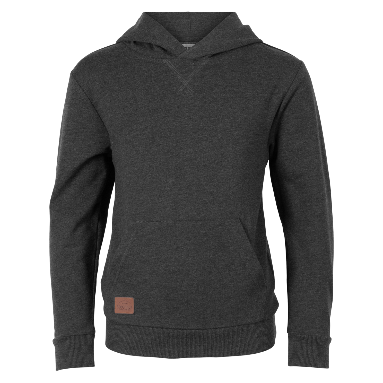 Steenholt Atlas Børne Hættetrøje - Dark Grey