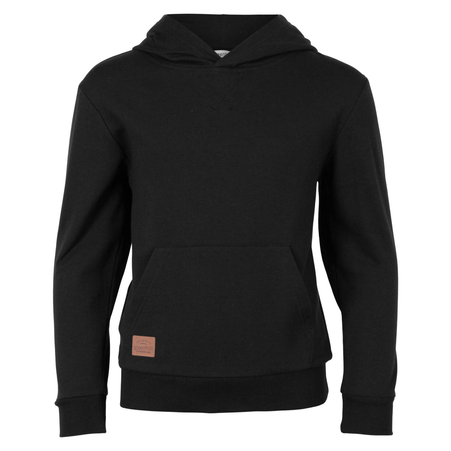 Steenholt Atlas Børne Hættetrøje - Black