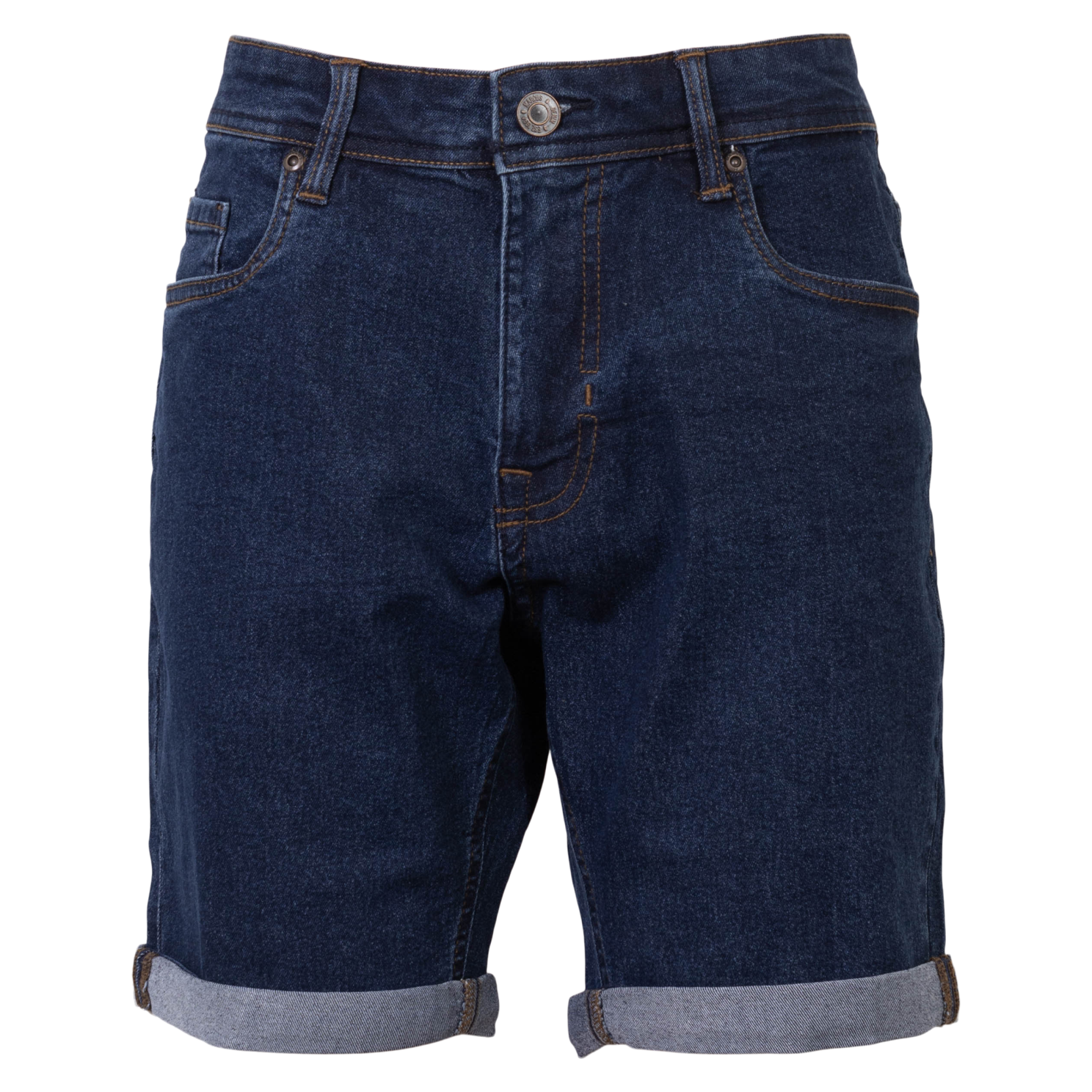 Marcus Slade Herre Shorts - Raw Dark Blue