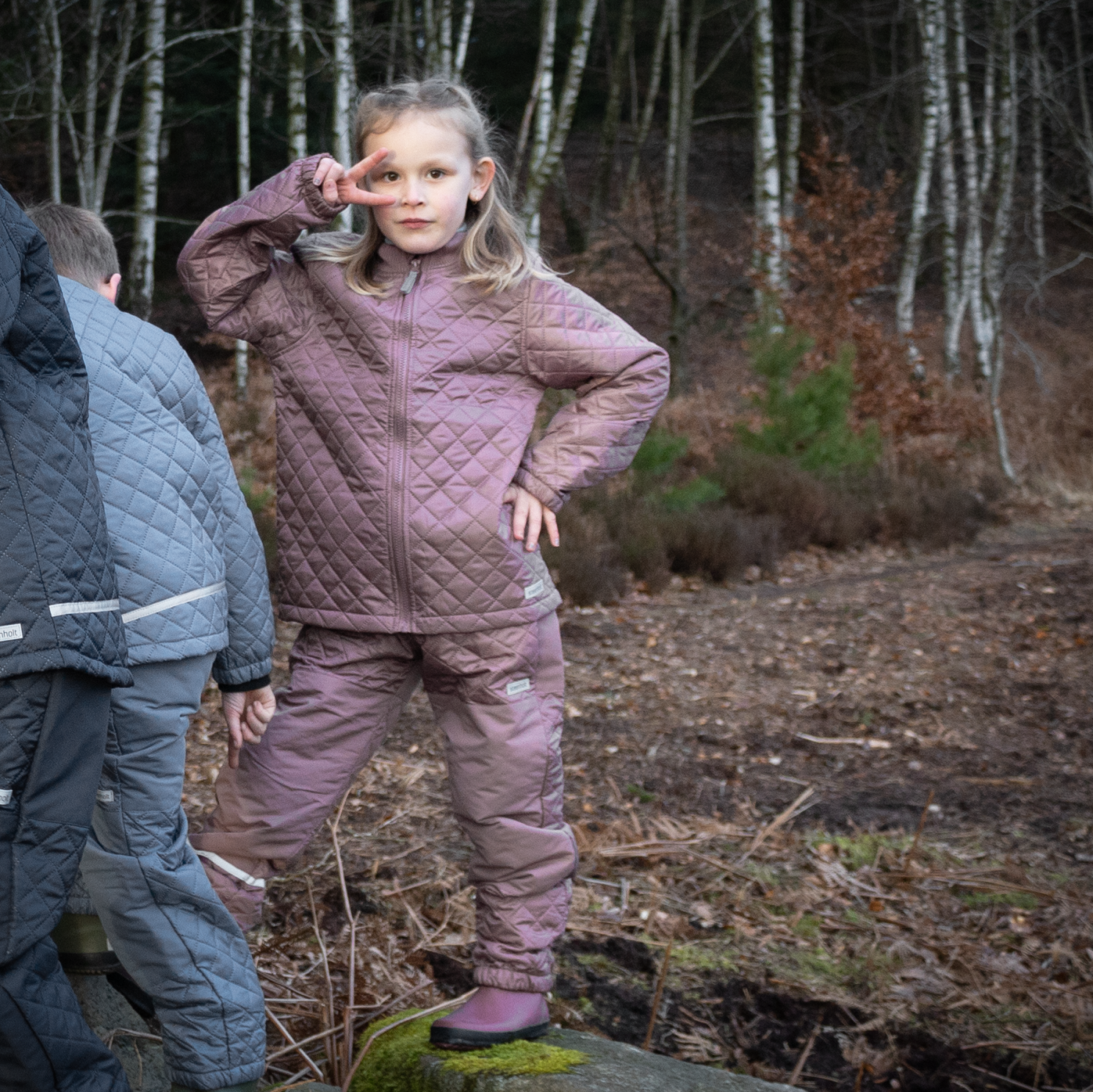 Steenholt Lund Børne Termosæt - Twilight Mauve