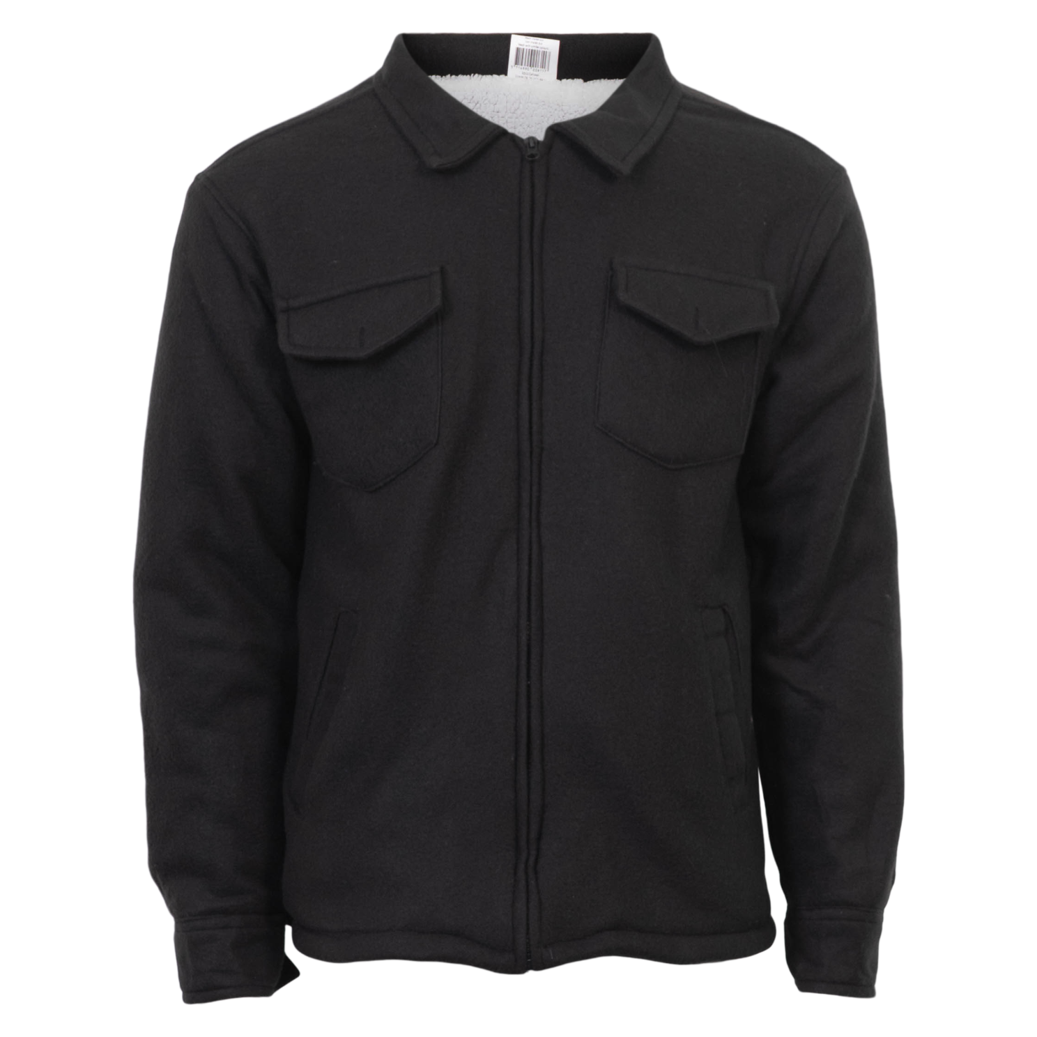 Anyway Herre Overshirt m. for - Black