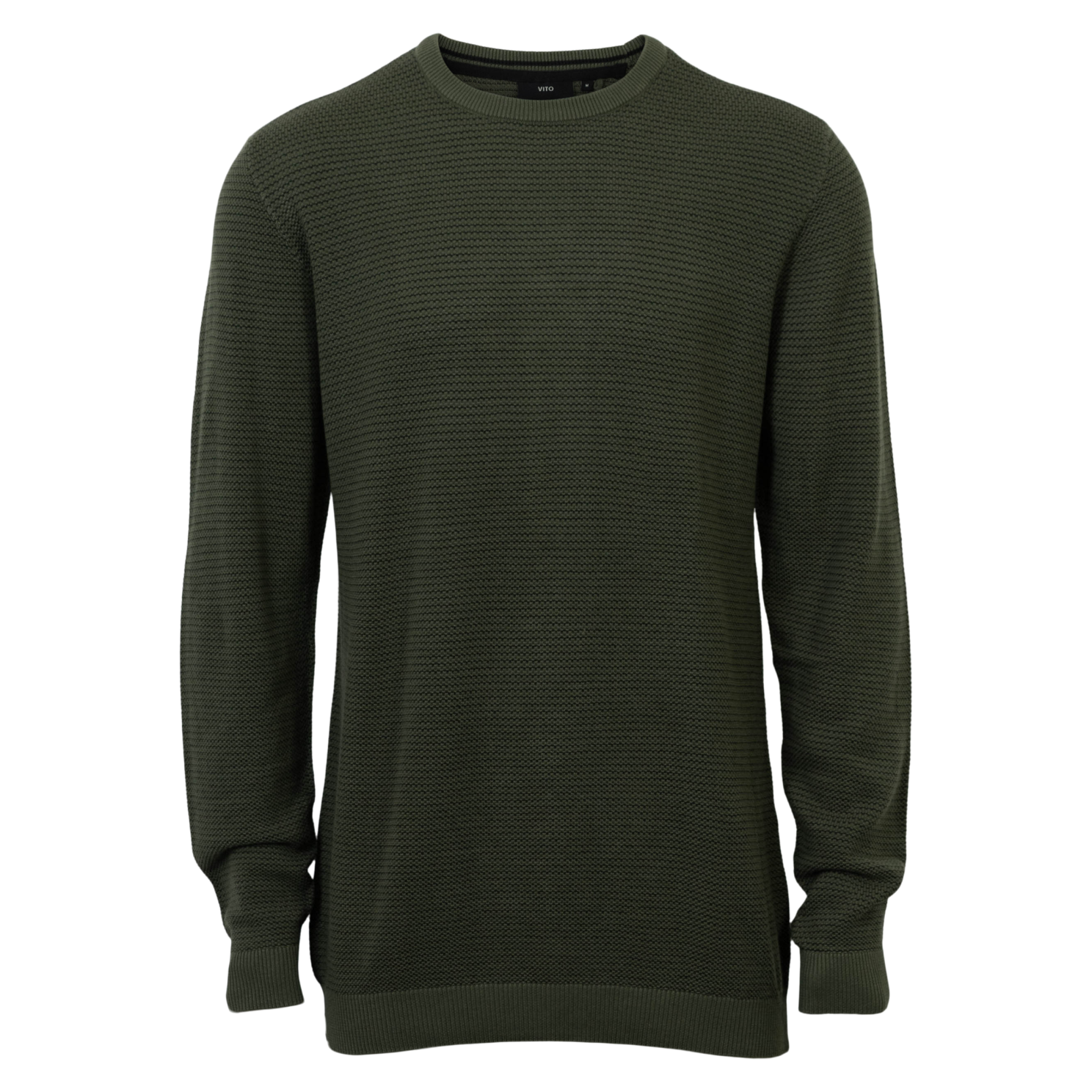 Vito Viggo Herre Striktrøje - Green Leaf