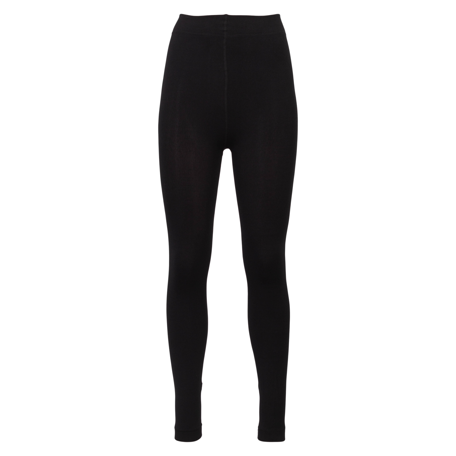Soft Fur Dame Termoleggings - Sort