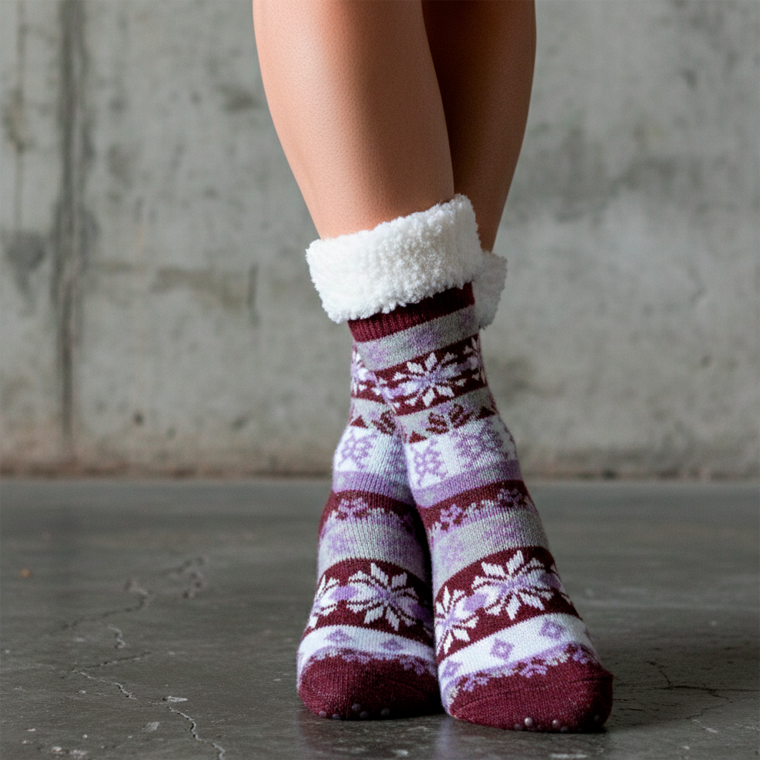 Anyway Dame Strømper - Lyslilla