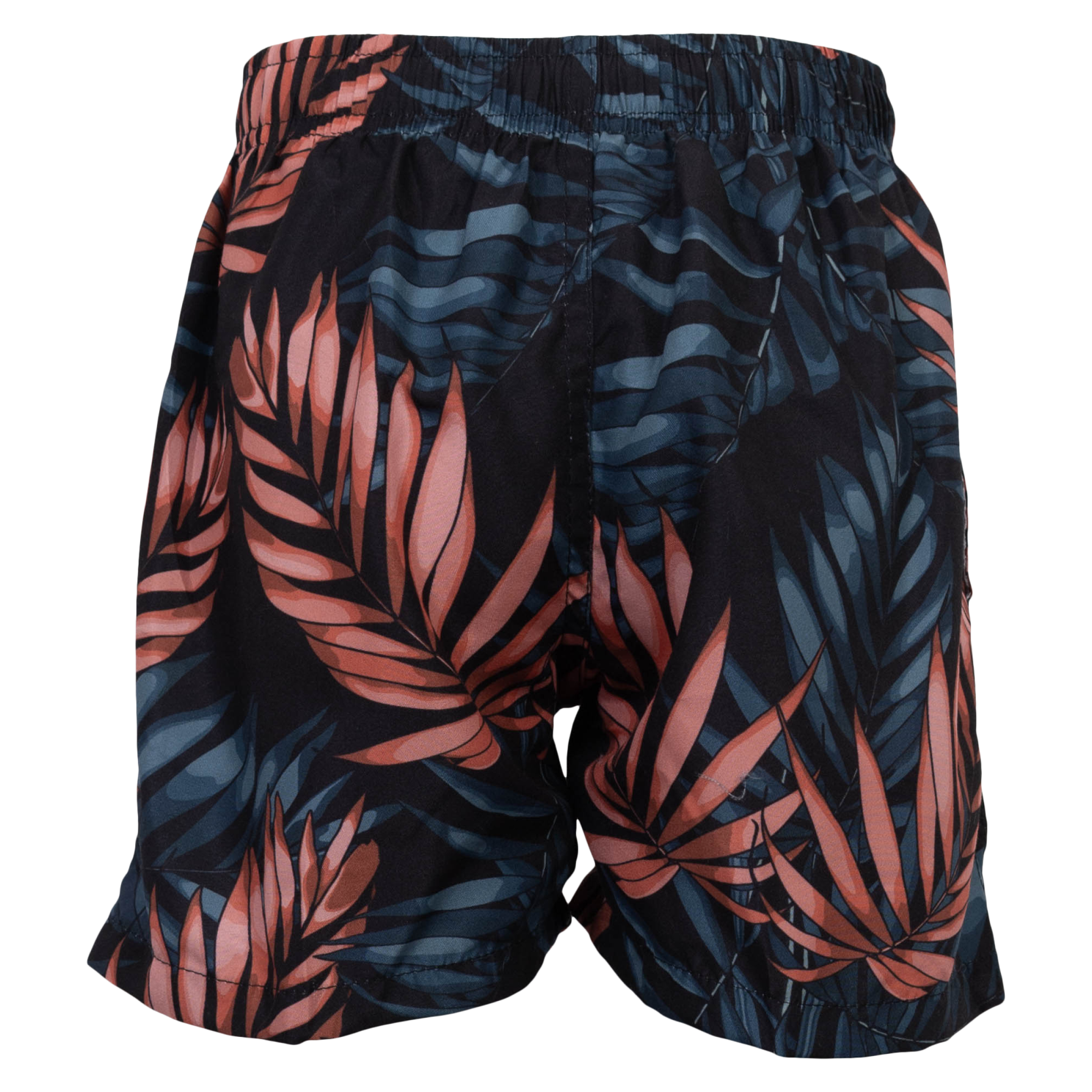 Anyway Børne Badeshorts - Black/Leaves