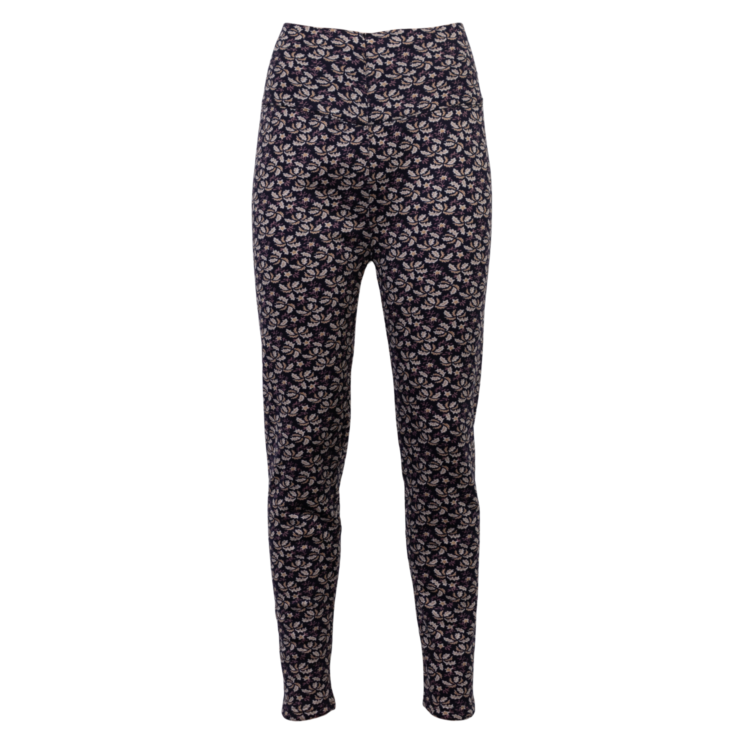 Anyway Dame Termoleggings m. fleece - Navy med blade