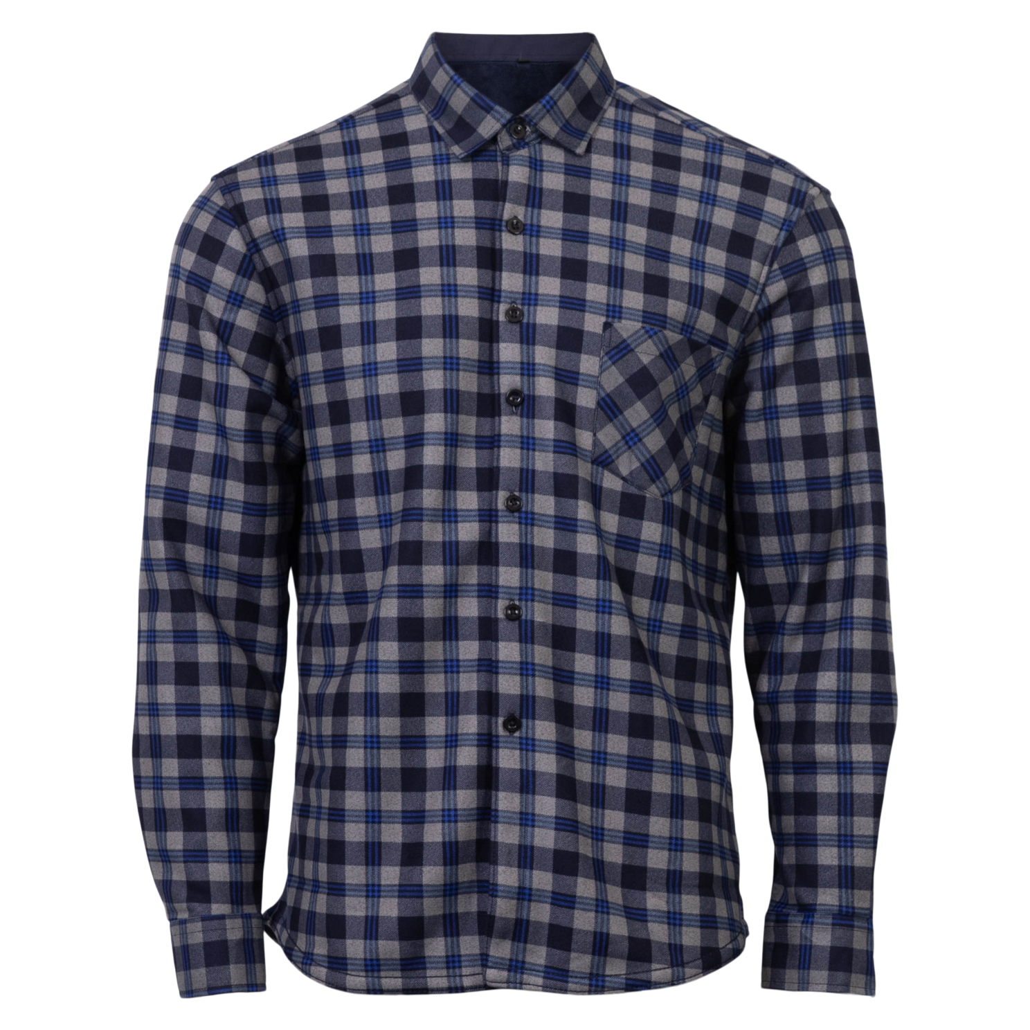 Anyway Herre Skjorte m. for - Blue/Navy