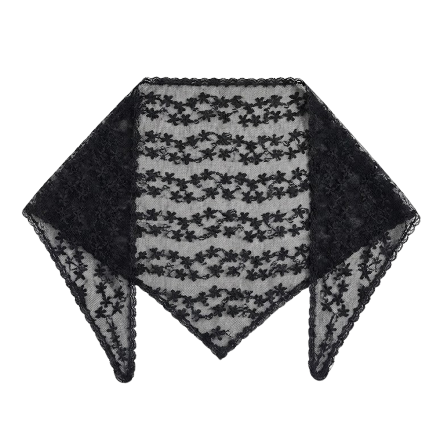 Vanting Dame Tørklæde - Black