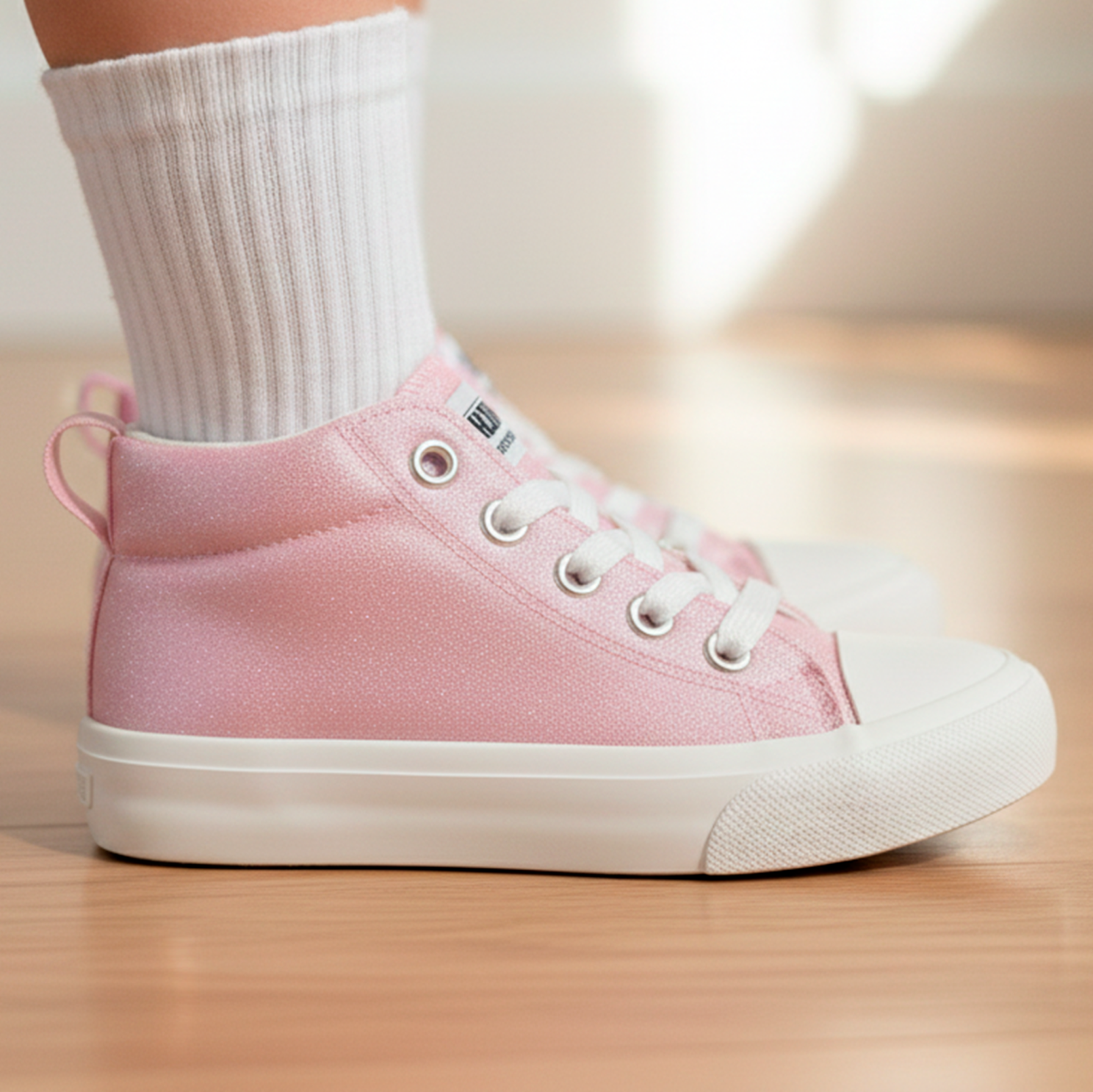Weestep Pige Sneakers - Pink Glitter