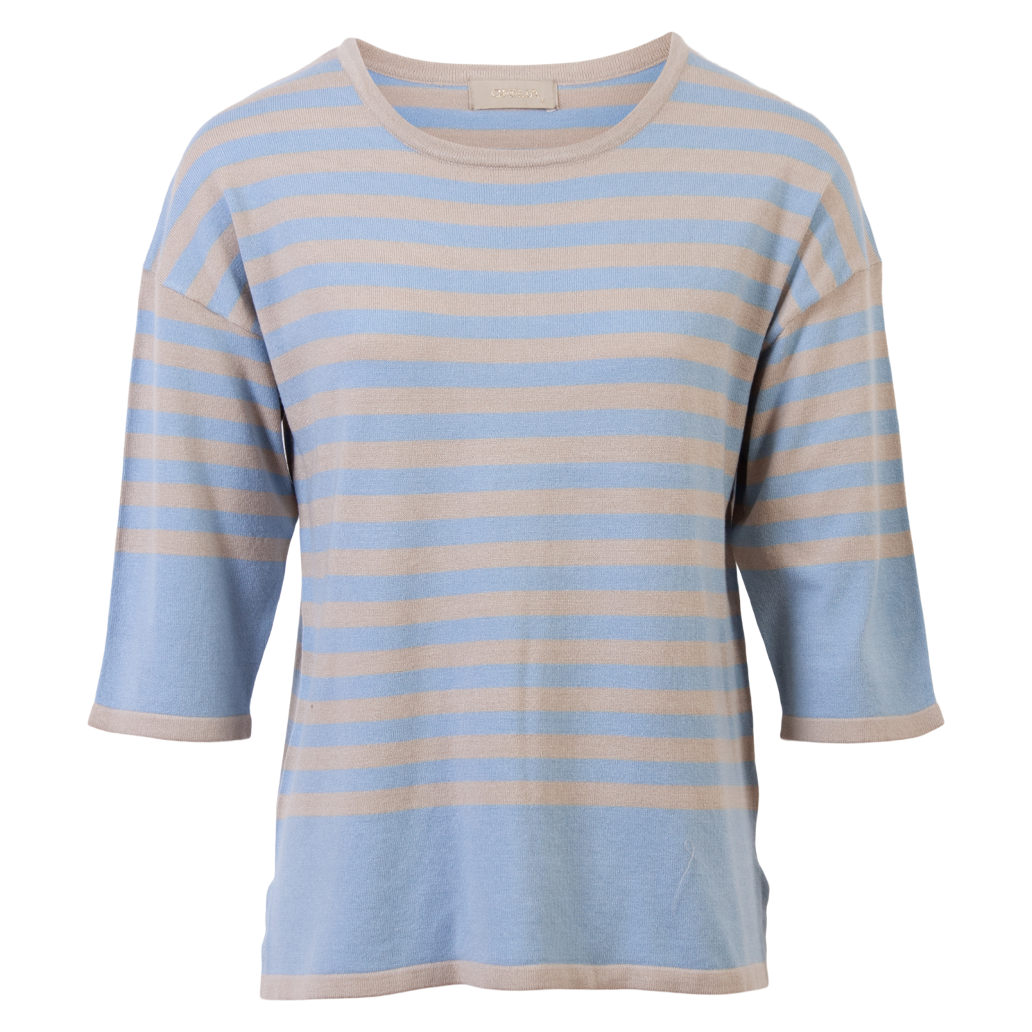 Cassiopeia Dame Bluse Plus Size - Blue Combi