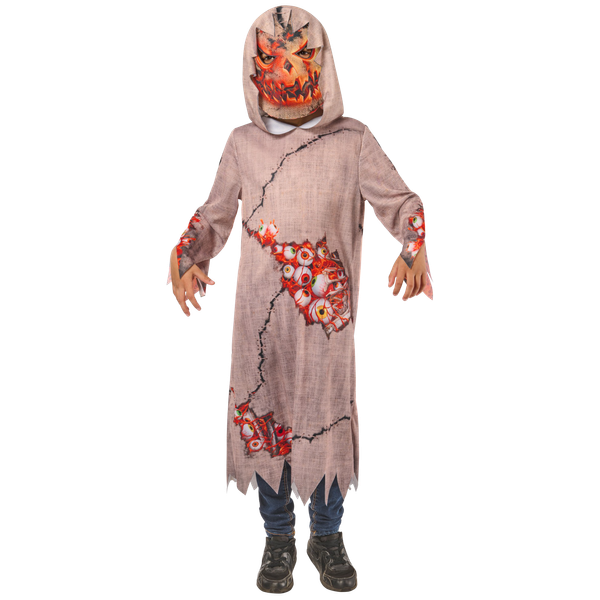 Pumpkin Goblin Børne Kostume - GRÆSKAR