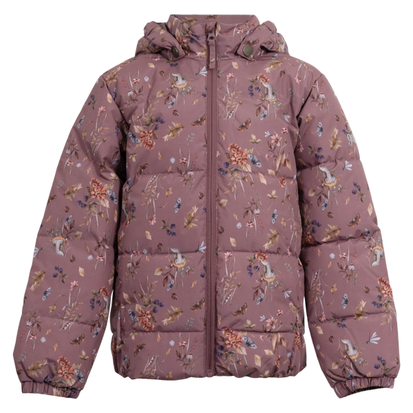 Soft Gallery Pige Vinterjakke m. BIONIC-FINISH® ECO coating - ROSE BROWN AOP