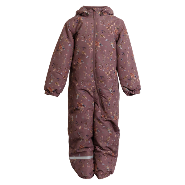 Soft Gallery Pige Flyverdragt m. fleece - ROSE BROWN AOP