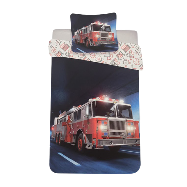 Brandbil Børne Sengetøj - BRANDBIL