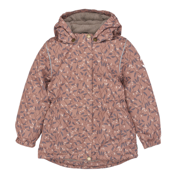 Mikk-line Pige Vinterjakke m. BIONIC-FINISH® ECO coating - Leaf AOP