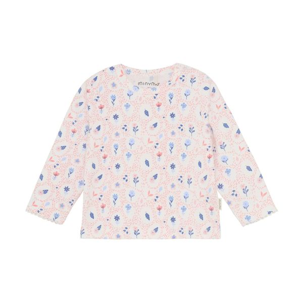 Minymo Baby Bluse i økologisk bomuld - Marshmallow White