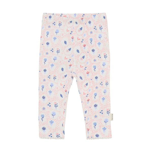 Minymo Baby Leggings i økologisk bomuld - Marshmallow White