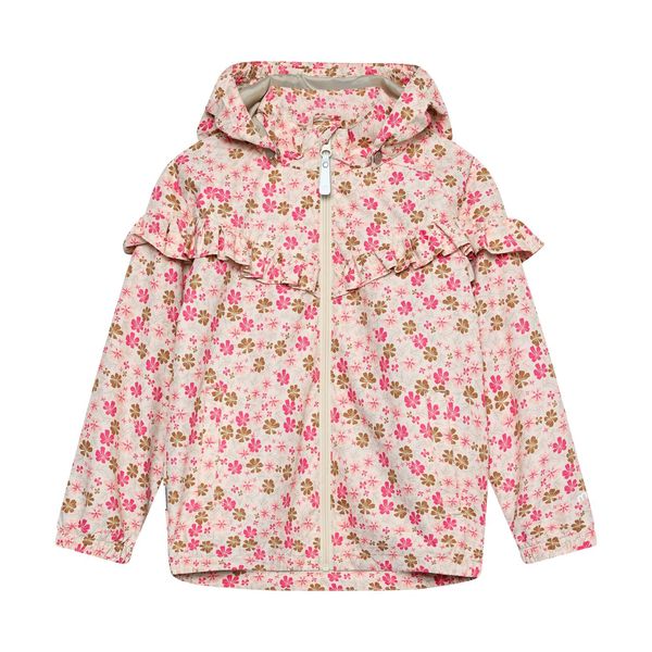 Minymo Pige Regnjakke m. BIONIC-FINISH® ECO coating - White Swan