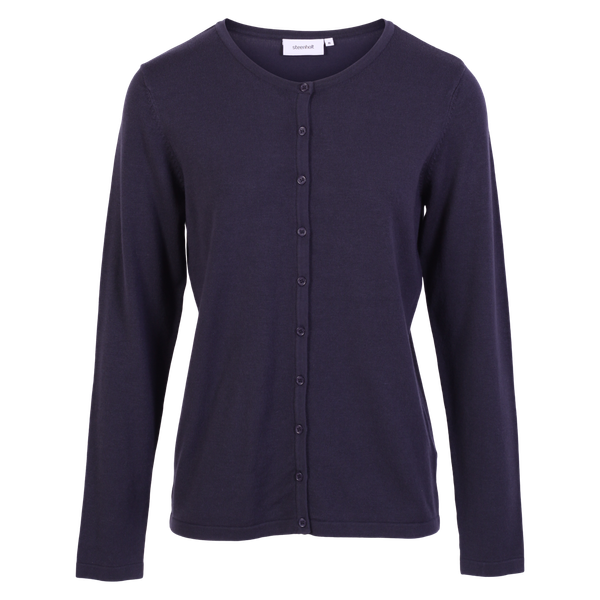 Steenholt Cava Dame Cardigan Plus Size - Navy