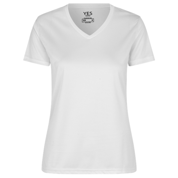 ID YES Active Dame Trænings t-shirt - Hvid