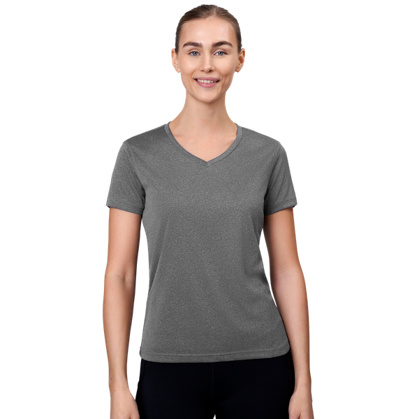 ID YES Active Dame Trænings t-shirt - Grå Melange