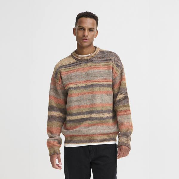 Blend Birger Herre Striktrøje - IRON GATE