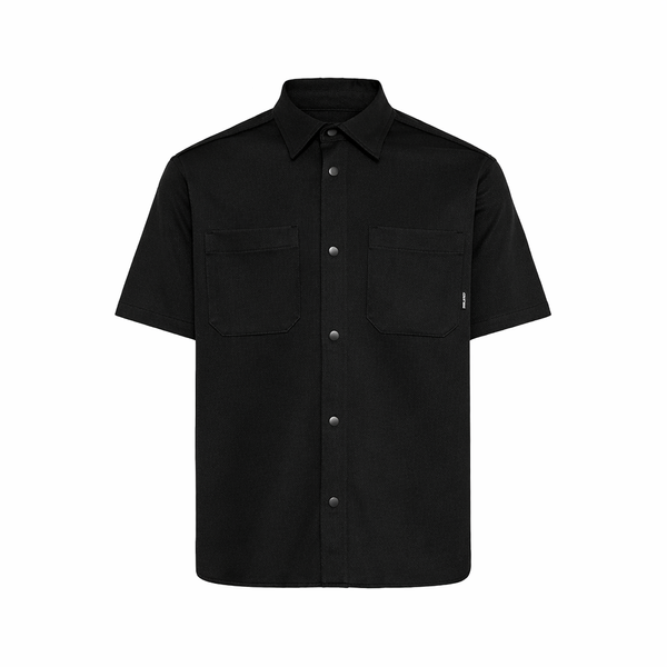 Blend Adrian Herre Kortærmet skjorte - Black Beauty