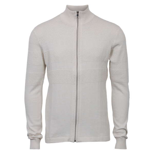 Marcus Affleck Herre Cardigan - Antic White