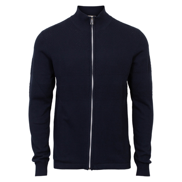 Marcus Affleck Herre Cardigan - Dark Navy
