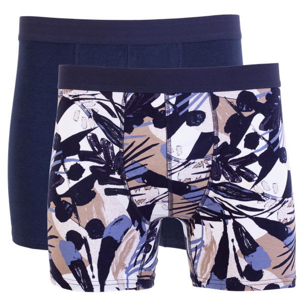 Crossbow Herre Tights i bambus - Navy/Sand