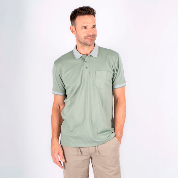 Pre End Texas Herre Polo - Fresh Green