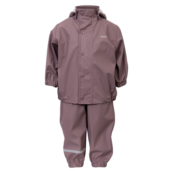 Steenholt Moss Børne Regnsæt - Twilight Mauve