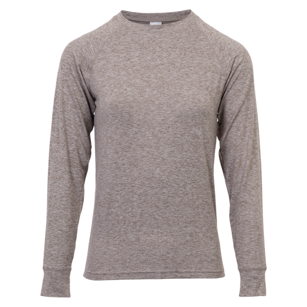 Crossbow Dame Skiundertrøje - Beige Melange