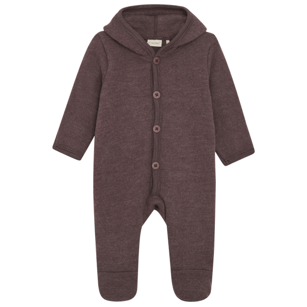 Fixoni Baby Heldragt i merinould - Huckleberry Melange