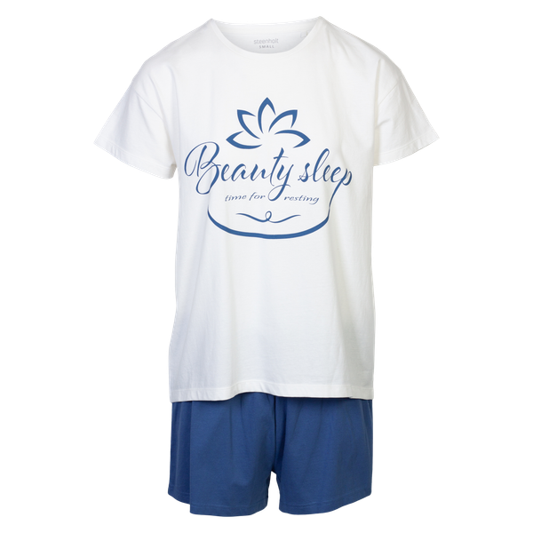 Steenholt Indy Dame Nattøjssæt - Offwhite