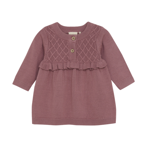 Fixoni Baby Kjole i økologisk bomuld - Wistful Mauve